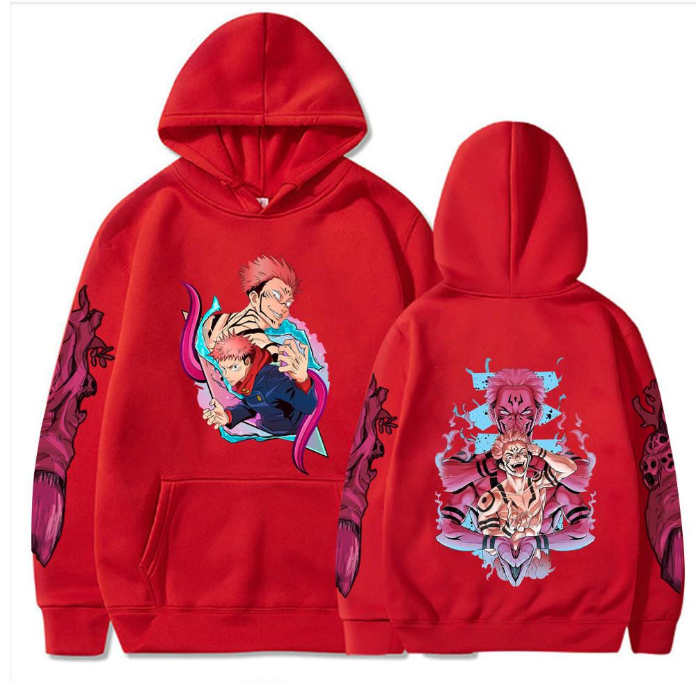 Harajuku Anime Jujutsu Kaisen Hoodie Roupas Homens Mulheres Kawaii Toji Fushiguro Manga Desenho Animado Primavera Solto Casual Moletons Tops
