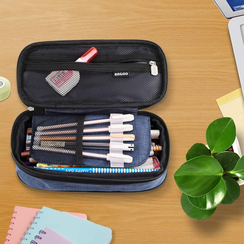 iSuperb Pen Pen Pencil Pencil Large Pencil Side High School Storage Business Elementary School High School College Junior High School Simple Case,