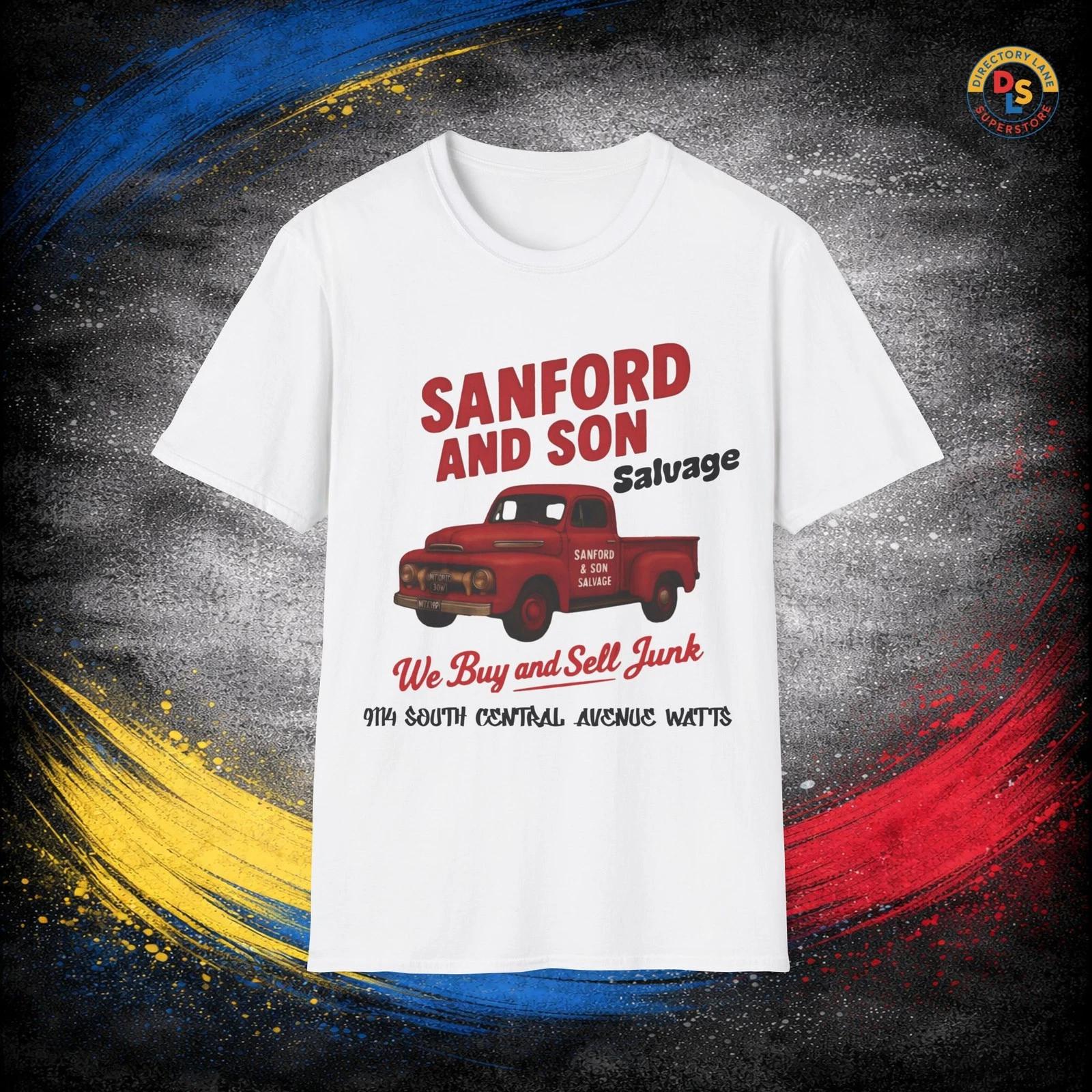 Sanford and Son Salvage T-Shirt Sanford & Son TV Show Unisex Softstyle Tee M
