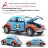 1/32 Scale Alloy Car Model Beetle Painted Racing Car Classical Car Model Rebound Door Opening Car Model For Children's Gifts