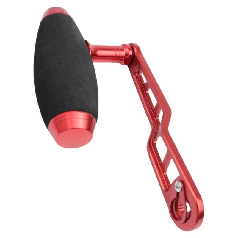 Aluminum Alloy Fishing Reel Rocker Arm Grip Baitcasting Reel Power Handle Replacement Single Fishing Reel Handle