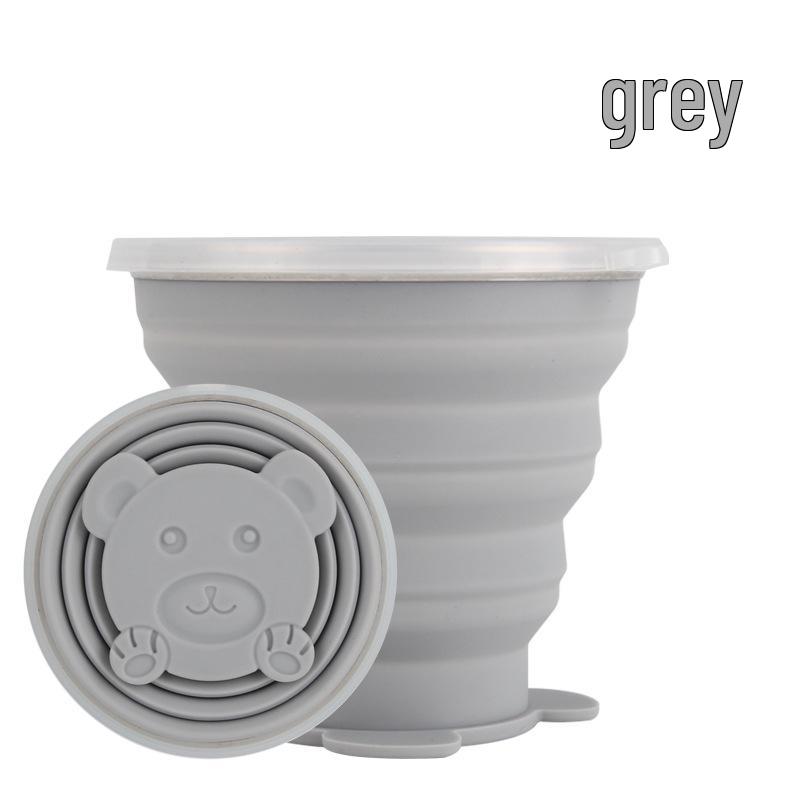 Silicone Foldable Cup with Hook: Versatile Water Cup with Lid