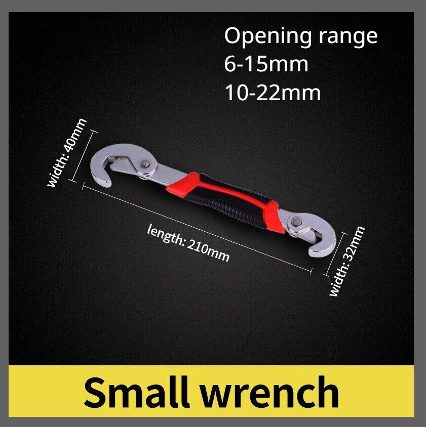 Adjustable Wrench Tool Universal Screw Plate Hand Multifunctional Large Opening Double Ended Wrench Adjustable Wrench Hardware