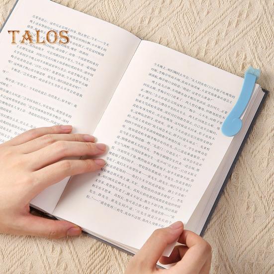 3Pcs Automatic Bookmark Clip Soft Silicone Book Clip Easy Page Marker Smart Bookmark Silicone Revolutionary Book Page Marker