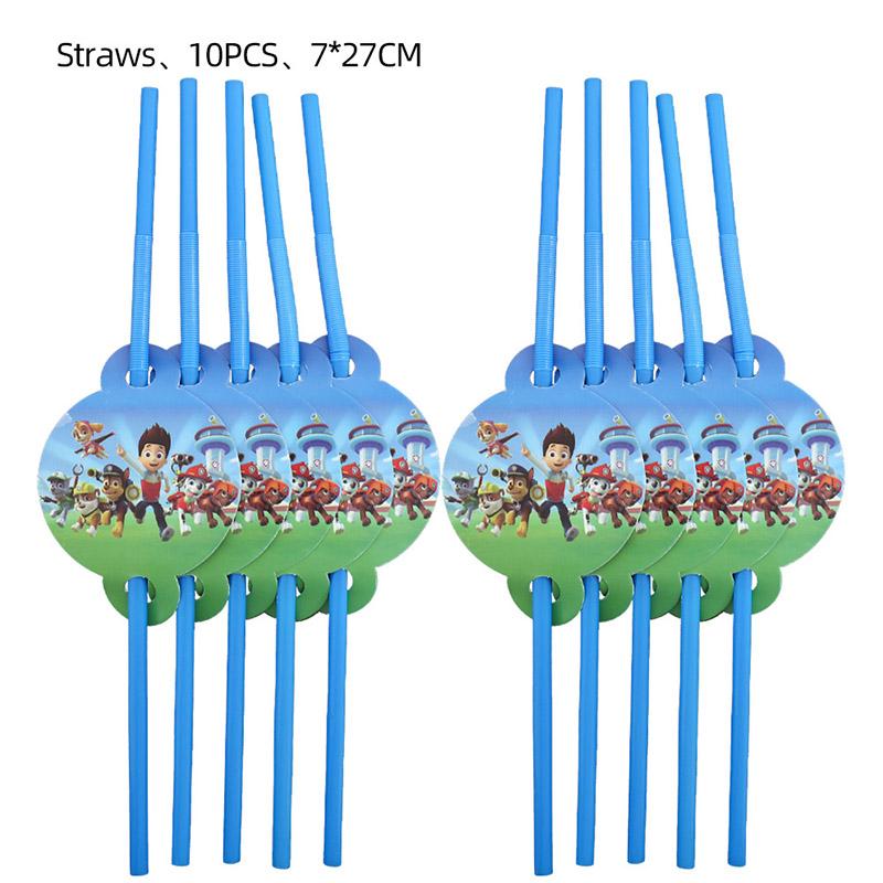 PAW Patrol Birthday Party Decoration New Version Balloon Set Disposable Tableware Kid Event Supplies Banner Backdrop Gift
