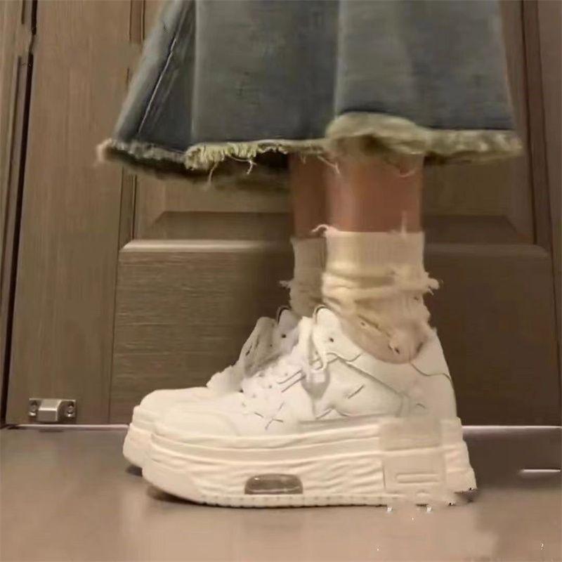 

SALAXI thick-soled heightening little white shoes women s 2025 winter new summer ins versatile casual shoes niche board shoes 35