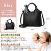 Vertical Shoulder Bag with PU Perfect for and A Stylish and Popular Type NICOLE&DORIS Women's Scarf, 2-Way Design, Leather, Waterproof, Divided,