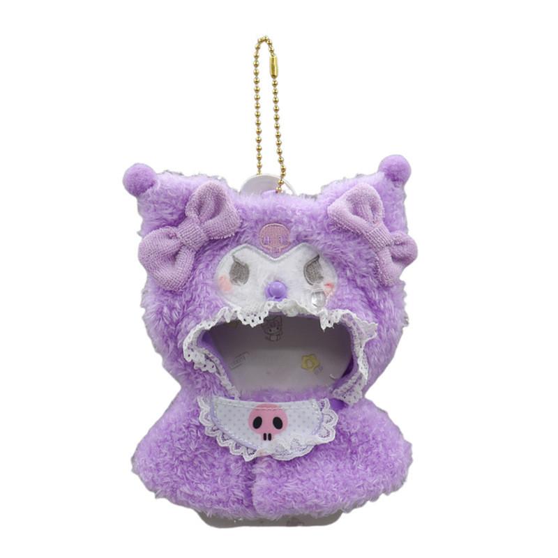 Adorable Japanese Sanrio Baby Plush Toy Crying Face Kuromi Cinnamoroll Capes For Dolls Kuromi Cape
