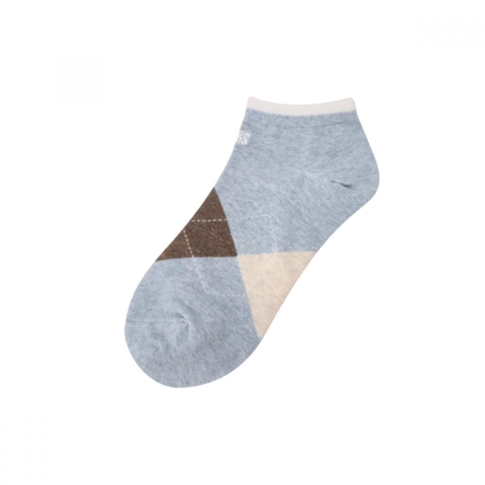 Daks White Check Cotton Blend Ankle Socks 4 Pack Dcss6f720wt