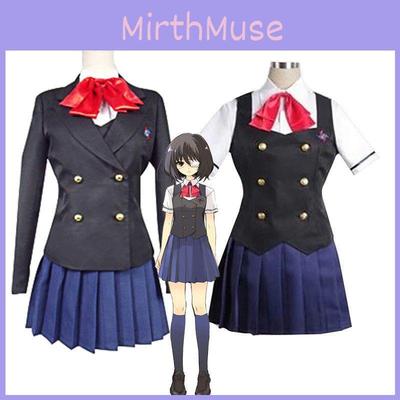 Exquisite Another Mei Misaki Akazawa Izumi Cosplay Costume With Eyemask For Anime Lovers