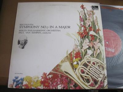 LP Record BERLIN PHILHARMONIC ORCHESTRA, PAUL - Beethoven, Symphony No.7 In A Major FCM26 FONTANA Japan Obi Classical Used