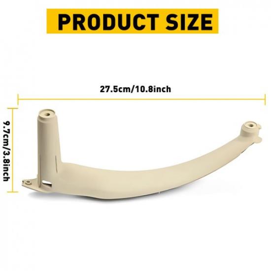 Front Right Inner Trim Door Pull Handle Beige For 2008-2014  BMW E71/E72 X6 SAV