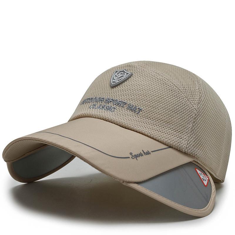 Letter Sport Outdoor Embroidery Fishing Hat Adjustable Sun Protection Breathable