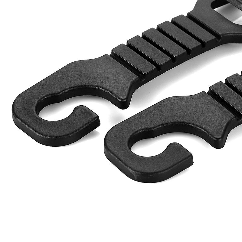 High Quality Black Color Car Hook Car Seat Pothook Car Styling Wear Hook ABS Bearing Automobiles Accessories 2 Pcs/lot