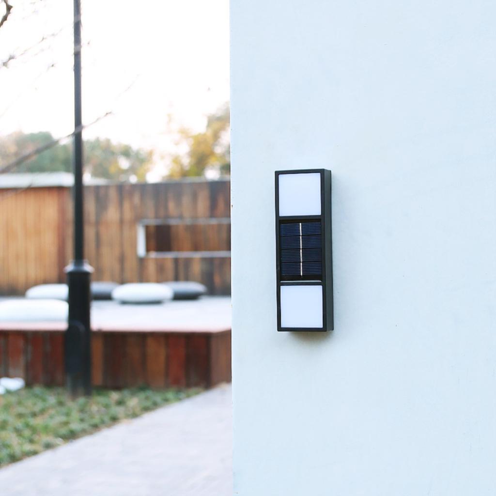 Solar Light Outdoor LED Solar Light Outdoor Solar Wall Light for Front Door Backyard Garage Deck