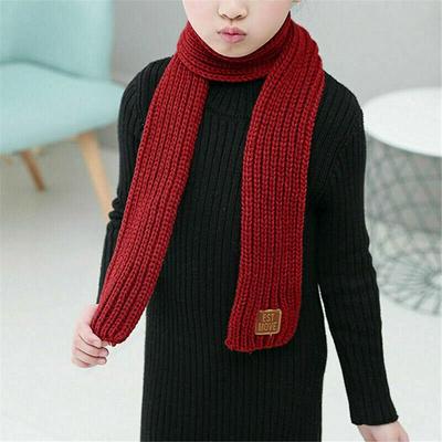 Kids Scarf Boys Girls Baby Winter Warm Scarf Women Knit Shawl Scarf Children Neck Collar Keep Warm Children's Accessories