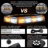 48LED Roof Top LED Strobe Lights Emergency Safety Warning Light Bar with Magnetic Base 12-24V for Car SUV Trucks  Trailer Jeep