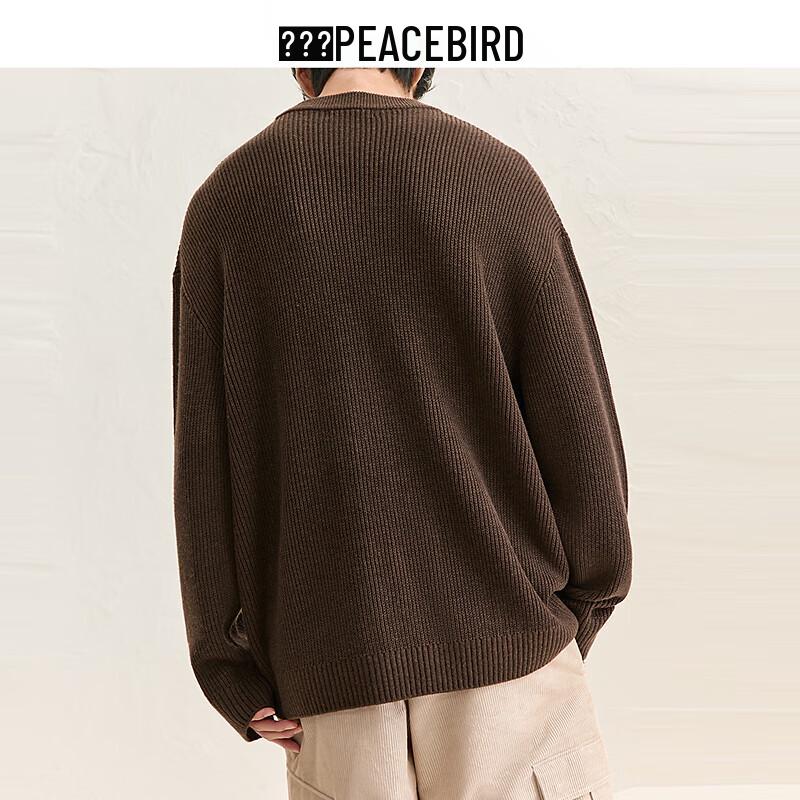 PEACEBIRD Men's Workwear Pocket Knit Sweater