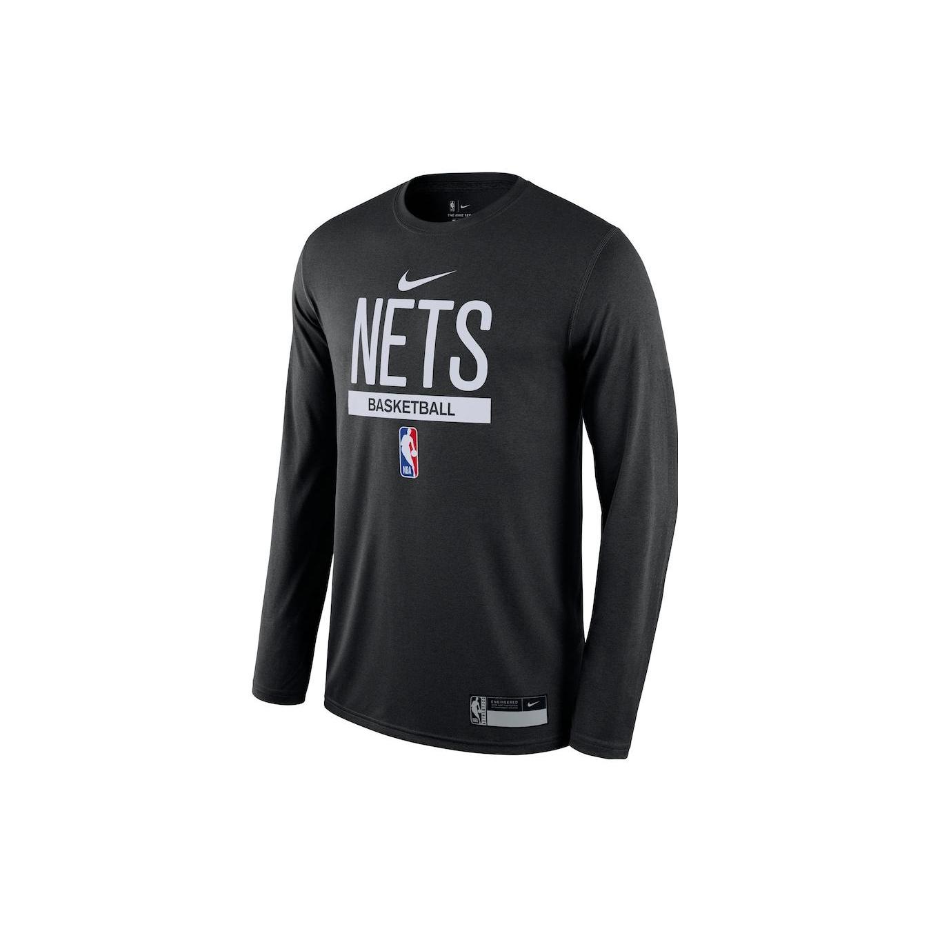 

Новая футболка Nike Nba Brooklyn Nets с логотипом команды, с длинным рукавом, Dri Fit DR6504-010 M