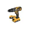 Cordless Hammer Drill 20V 2Ah - 58Nm Maximum Torque - 2 Speeds 0-450/0-1800rpm - Includes 2 Batteries and Carrying Case-BL0107