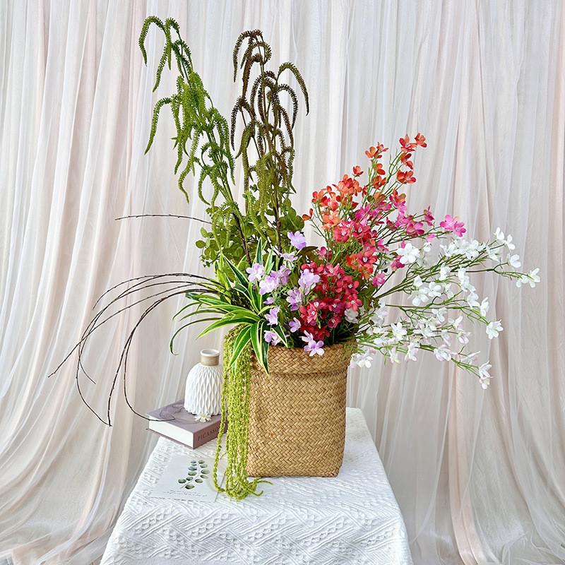 Artificial Mirb Salicaceae With Soft Plastic Leaves For Decoration Indoor
