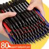 Original Free Horse 0.7mm Red Ballpoint Pen with Smooth Ink, Press-Type Design, and Multicolor Refills.