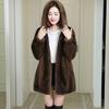 Middle-aged and Elderly Winter Jacket Imitation Fox Fur Grass Coat Warm Loose Fitting Fashionable Parka