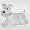 Cartoon Dog Shape Dog Hair Storage Box Hair Grooming Transparent Pet Hair Keychain Diy Handmade Acrylic Puppy Pendants Backpack