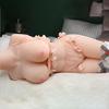 62cm*7.5kg 3D Silicone Sex Doll TPE Sexy Cleavage Vagina Love Anal Love Adult Sex Toys for Men Liquid Silicone Filled In The Chest Feel Softer