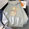 Mały Książę i Lis Bluzy Damskie Casualowe Bluzy Kawaii Cartoon Nadruk Bluza Z Kapturem Urocze Ubrania Dla Dziewczynek Graficzne Bluzy Z Kapturem