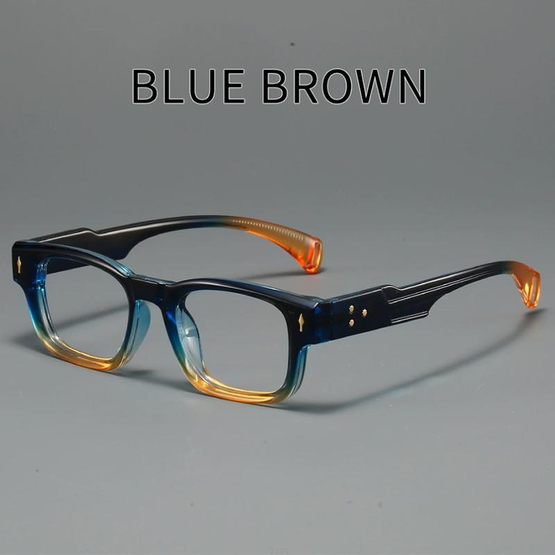Small Frame Square Anti-Blue Light Glasses For Men High-End Business Glasses Frame Fashionable High-Definition Reading Glasses
