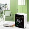 Professional Air Quality Monitor CO2 Detector Real-Time Reading Multifunctional Air Pollution Tester for Greenhouse