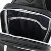Admiral Kunstleder Umhängetasche Schultertasche Markenname Golftasche mit gesticktem aufgerichteten schwarzen Herren Tasche, Leicht, Design, ADBA-01,
