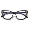 Cat Eye Anti Blue Light Computer Plano Reading Glasses New Optical Eyeglasses Frames for Women Fashion Retro Luxury Eyewear