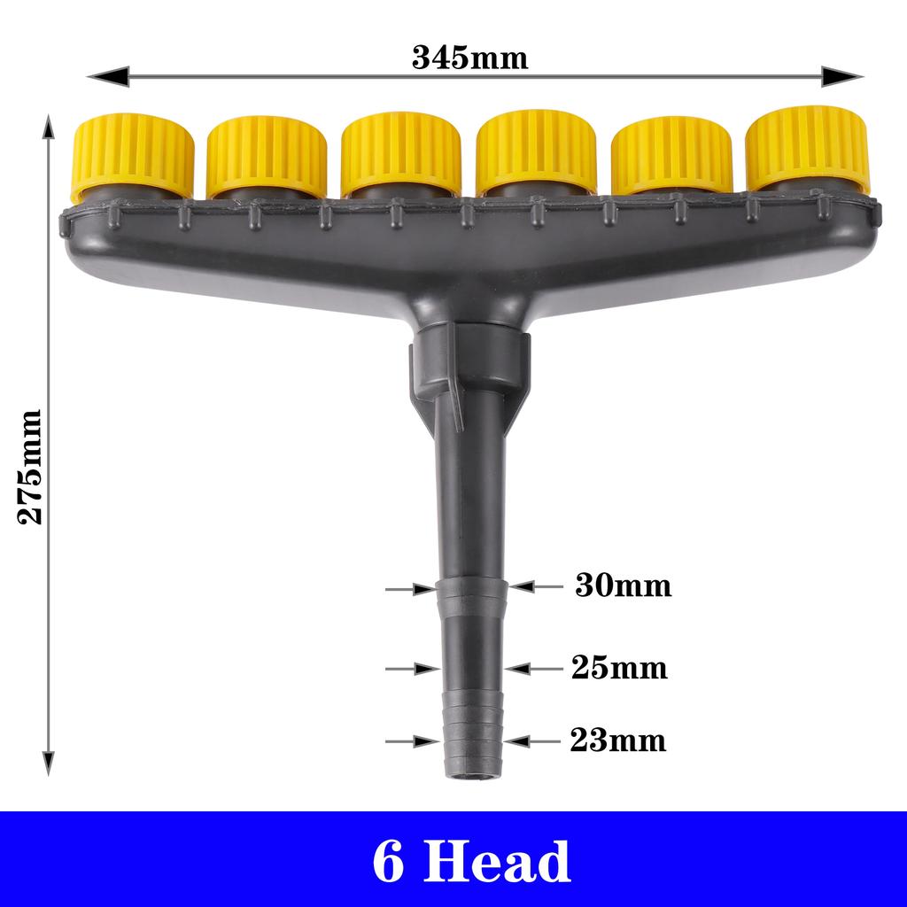 Agriculture Atomizer Nozzle Garden Lawn Sprinkler Farm Vegetable Irrigation Adjustable Large Flow Watering Tool 3/4/5/6 Way