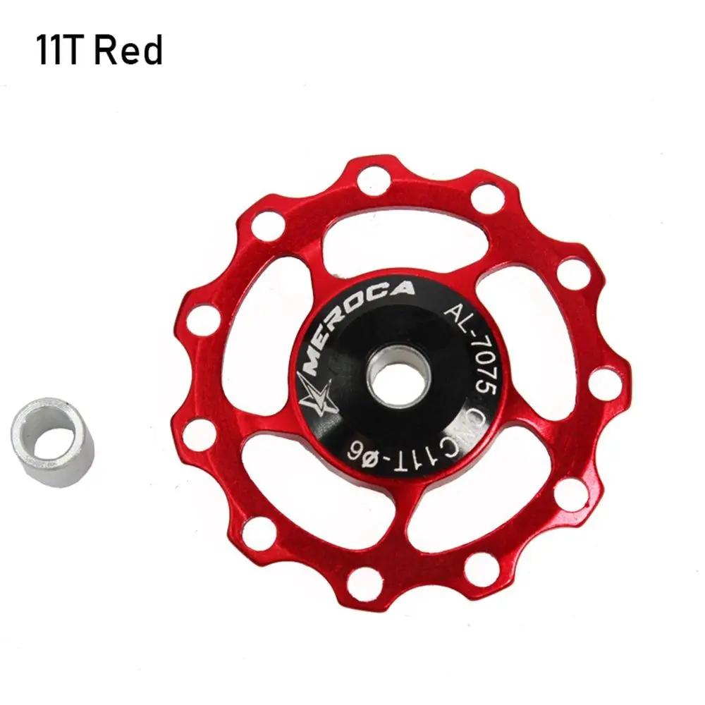 For MTB Bike 11T 13T Aluminum Jockey Wheel Mountain Road Bike Bicycle Rear Derailleur Guide Pulley Steel Bearing