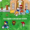 Mini ekologická taška s postavičkami Sanrio ( Zahrada ) Japonsko NOVÝ