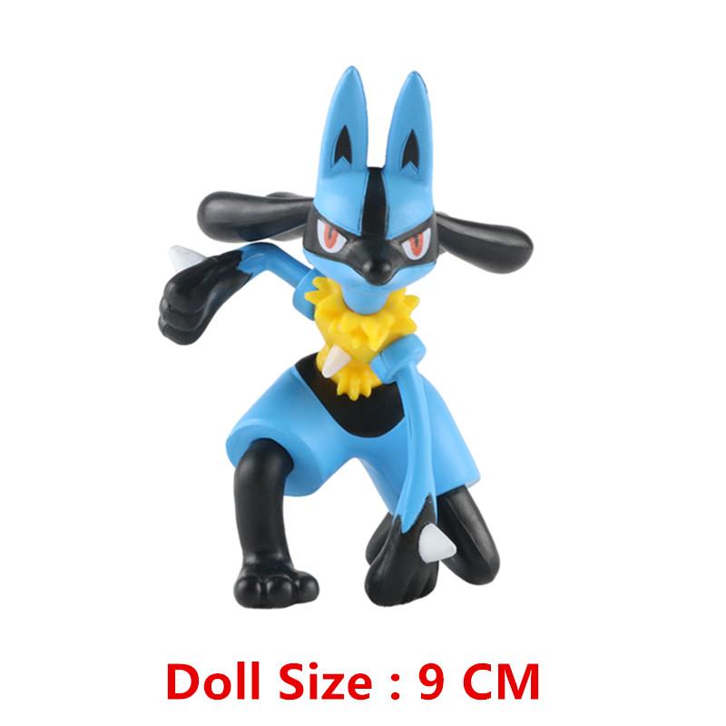 Toys Model New 4-9 CM Pokemon Anime Figure Pikachu Gengar Eevee Series Mew Cartoons Figure Pocket Monster Action Gifts Kids