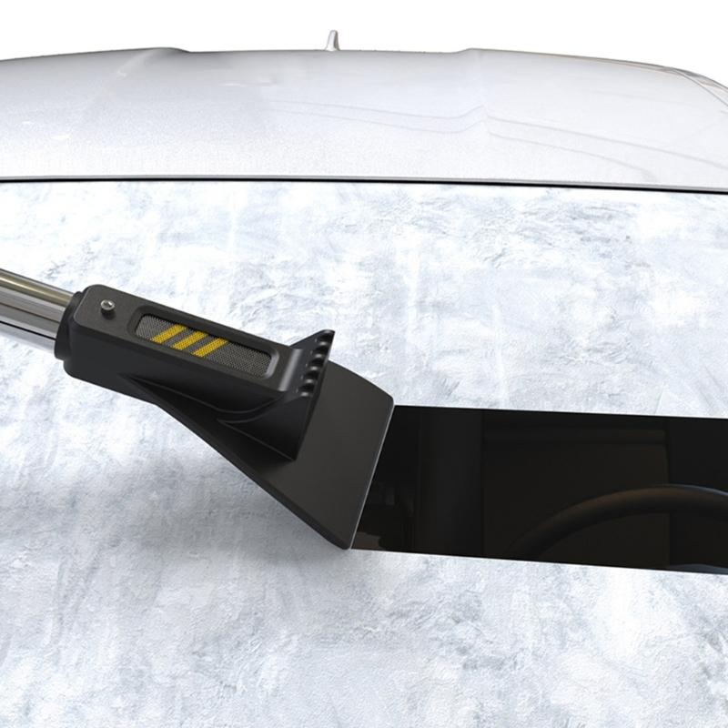 Narzędzie do usuwania śniegu Clean Tool Regulowane Rozsuwane Łopata do śniegu EVA Szczotka do usuwania śniegu Zmiotka do śniegu na przednią szybę do Samochodu SUV Ciężarówki