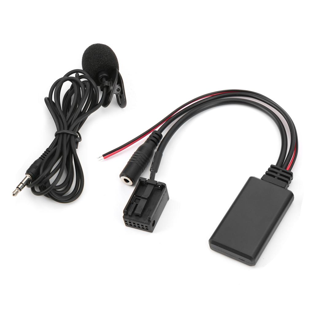 Bluetooth 5.0 AUX Cable Adapter with Microphone Replacement for Z4 E85 X3 E83 E39 E60 E61 E63 E64
