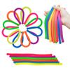 5pcs Simulated Elastic Decompression Noodles Stretchy String Fidgets Sensory Toys Strengthen Arms Stress Reliever Toys