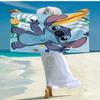 Ultra-Soft Beach Towel with Stitch Theme,Ideal for Pool - Camping, Diving - Perfect Travel Essential, Vibrant Beach Towel.