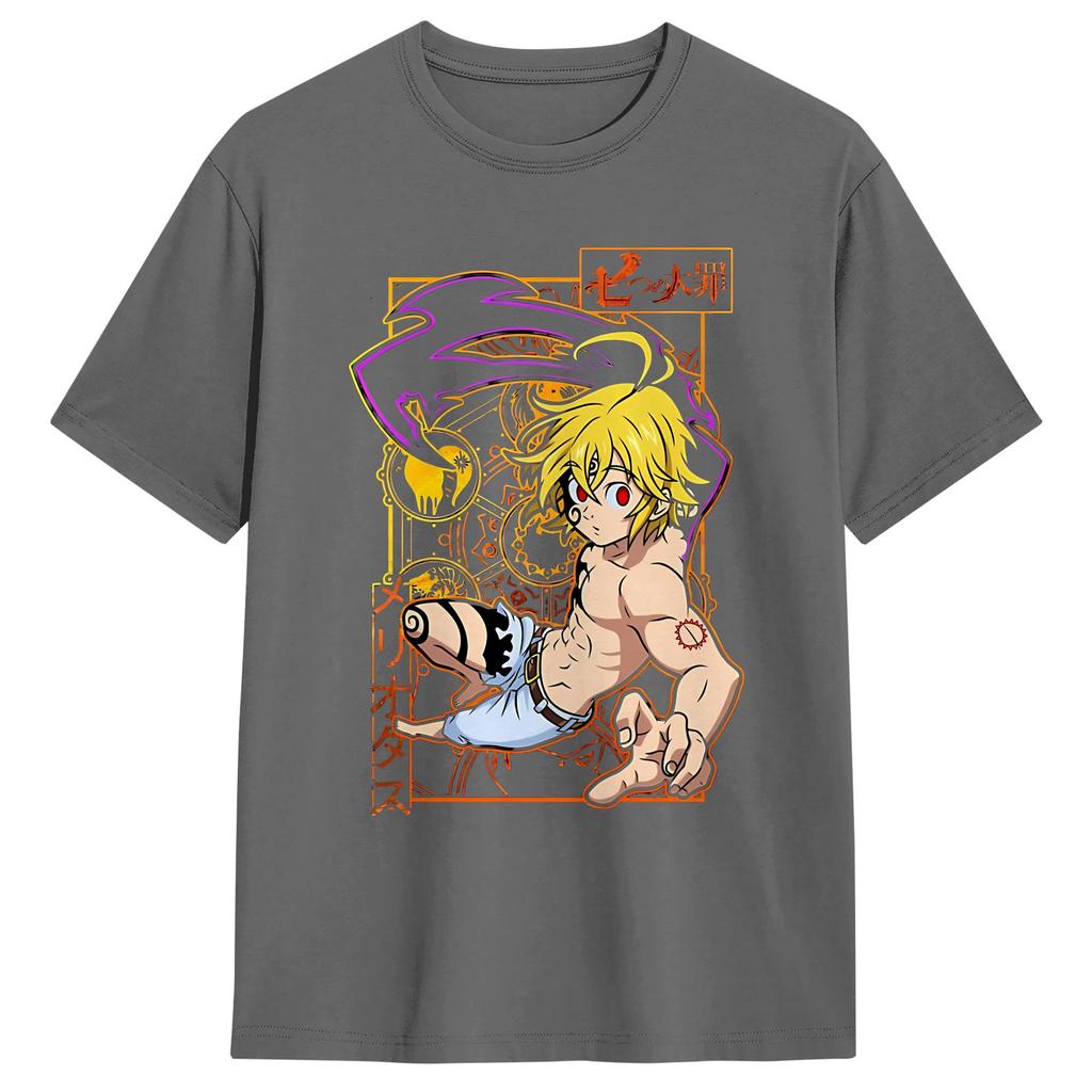 The Seven Deadly Sins Anime T Shirt Summer  Cotton T Shirts For Unisexs Casual Tshirt Short Sleeve YK Funny Tees