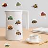 500 Pieces/roll Roll Sticker Hot-selling Tape Cartoon Tractor Sticker Hand Account Material Decorative Envelope Seal Sticker