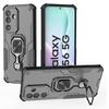 For Samsung Galaxy M56 5G Case Rotatable Ring Kickstand PC+TPU Shockproof Phone Cover