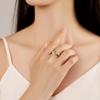 copper 30 Styles Beautiful Flowers Opening Rings Ideal For Women Adjustable Finger Ring Personality Jewellery Party Gifts