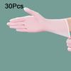 30Pcs Food Grade Nitrile Gloves Waterproof Dishwashing Gloves  Food Handling
