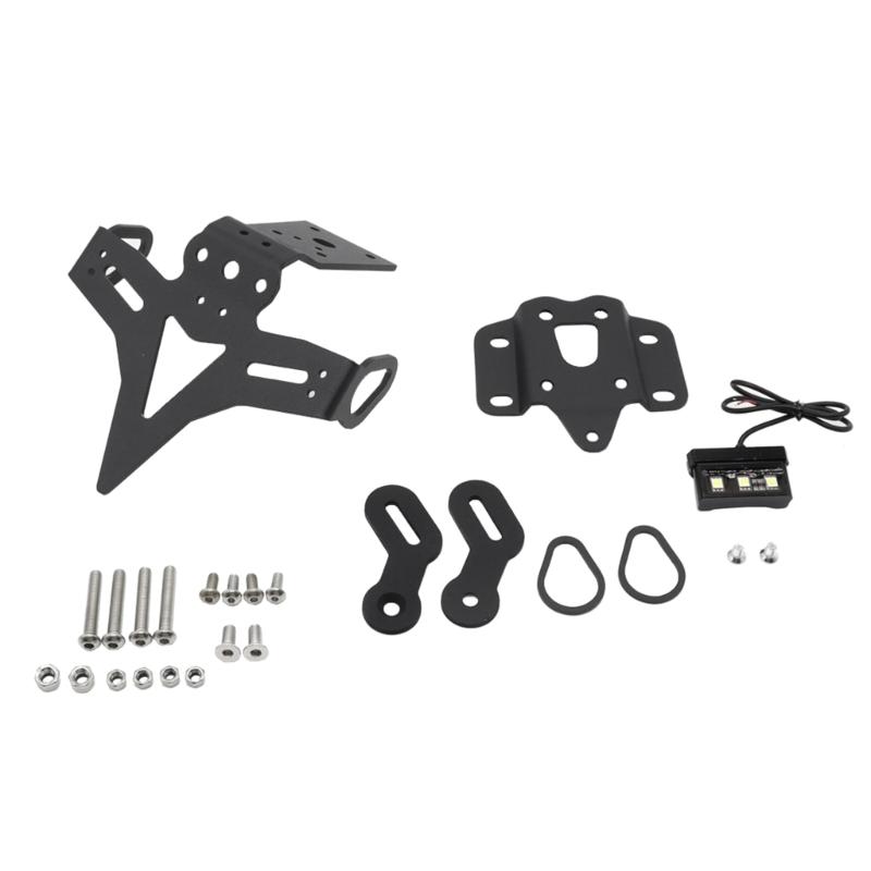 Compact & Reliable Motorcycle License Plate Holder Bracket with LED  Waterproof Registration Brack Suitable for MT07
