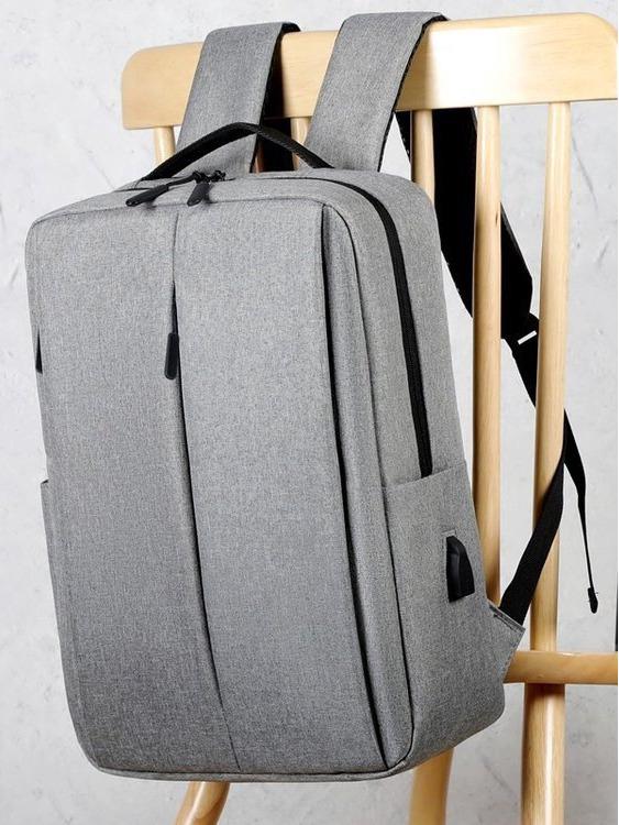 Men's Water-Resistant Casual Business Laptop Backpack with Large Capacity