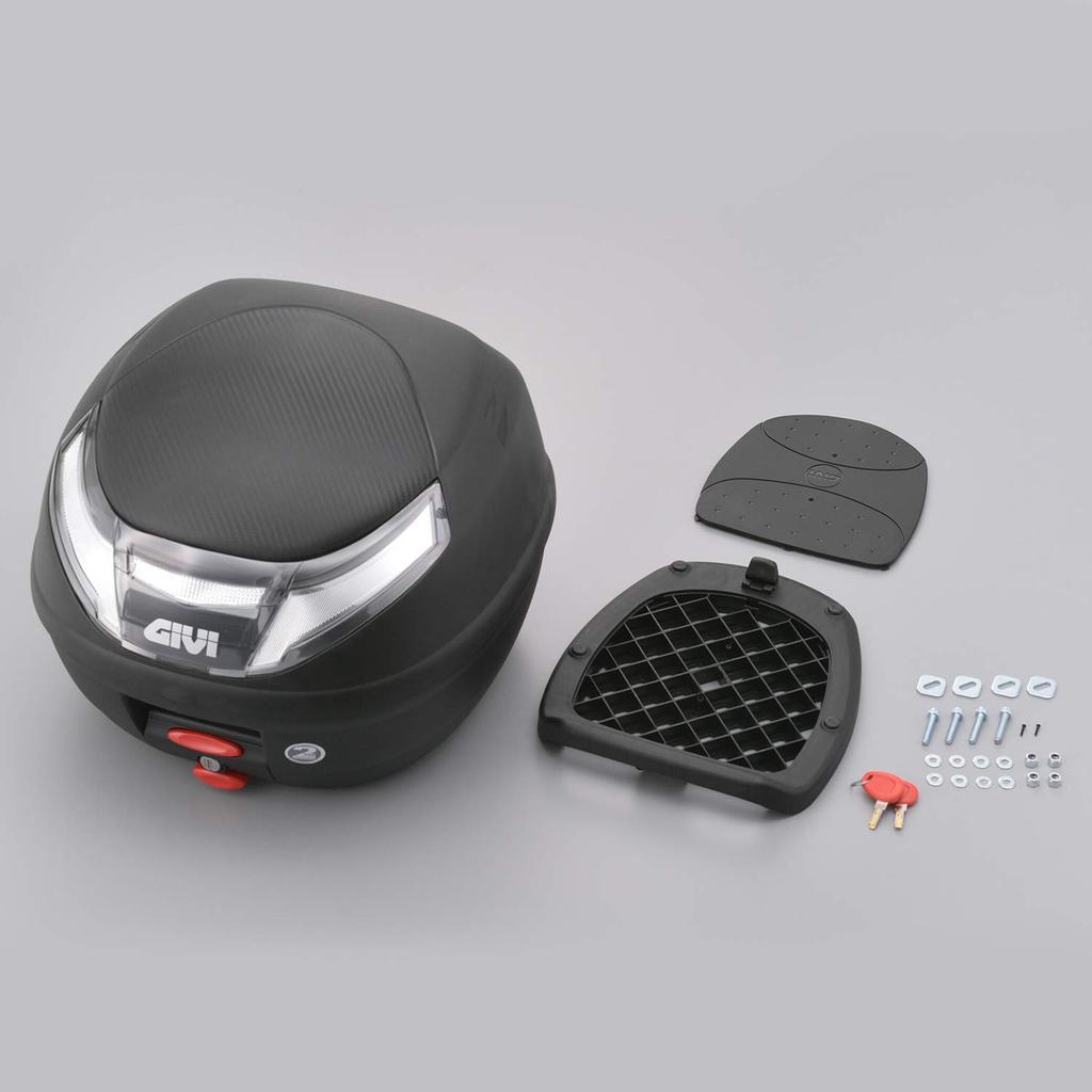 GIVI Monolock Motorcycle Rear Box, 26L, E260NX, Smoke Lens, 17449